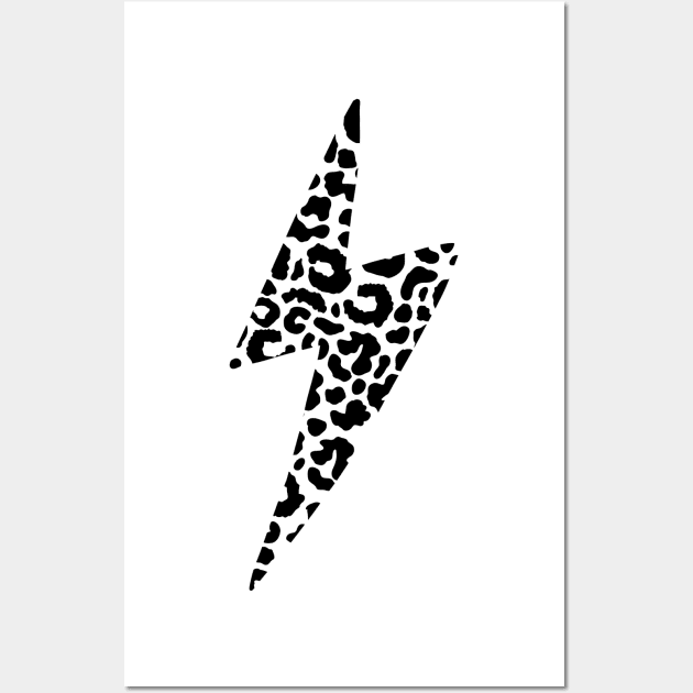 Leopard lightning bolt Wall Art by Chantilly Designs